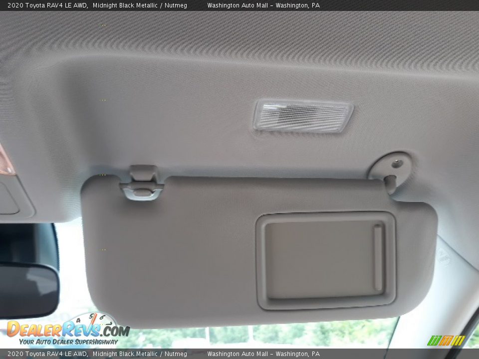 2020 Toyota RAV4 LE AWD Midnight Black Metallic / Nutmeg Photo #17