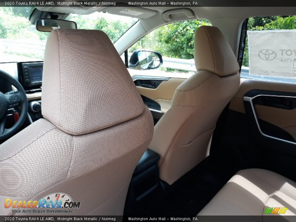 2020 Toyota RAV4 LE AWD Midnight Black Metallic / Nutmeg Photo #22