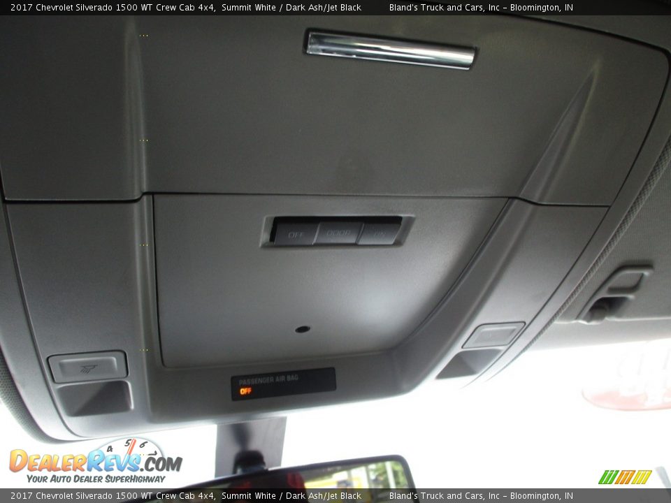 2017 Chevrolet Silverado 1500 WT Crew Cab 4x4 Summit White / Dark Ash/Jet Black Photo #22