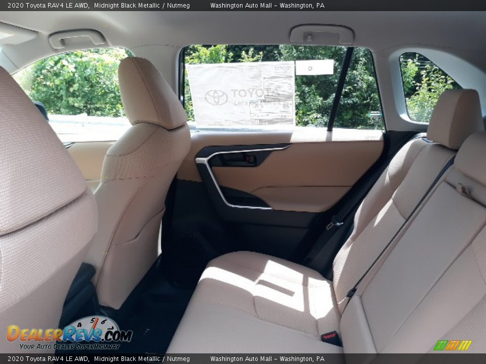 2020 Toyota RAV4 LE AWD Midnight Black Metallic / Nutmeg Photo #23