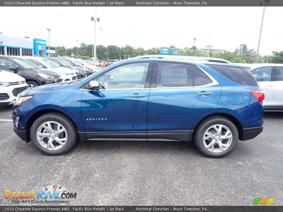 2020 Chevrolet Equinox Premier AWD Pacific Blue Metallic / Jet Black Photo #3