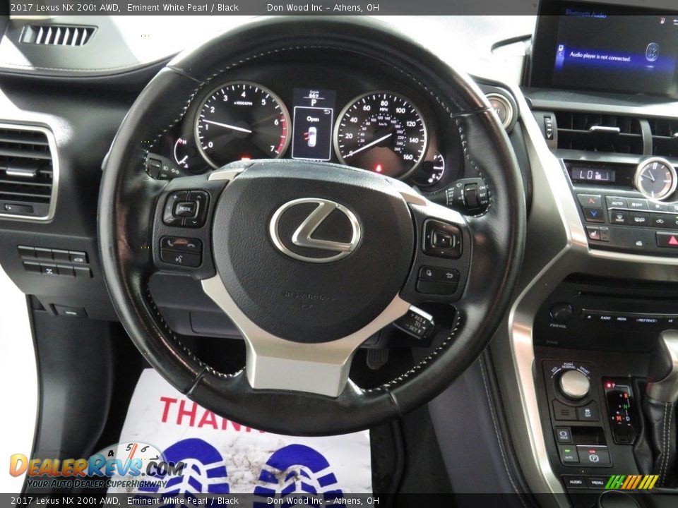 2017 Lexus NX 200t AWD Eminent White Pearl / Black Photo #31