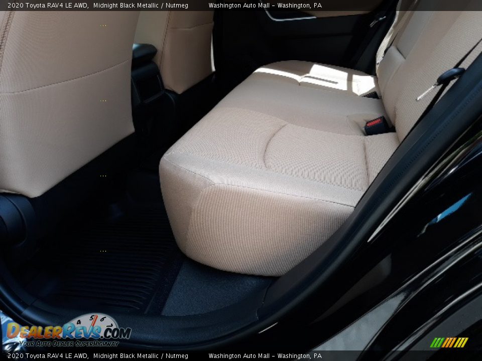 2020 Toyota RAV4 LE AWD Midnight Black Metallic / Nutmeg Photo #25