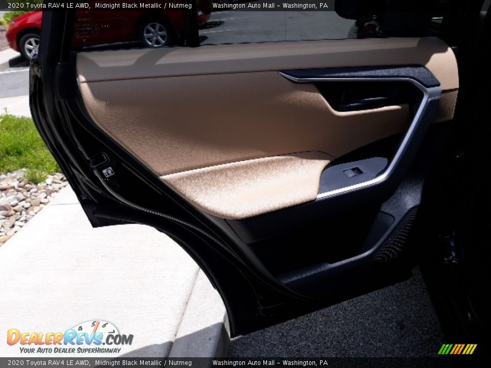 2020 Toyota RAV4 LE AWD Midnight Black Metallic / Nutmeg Photo #26