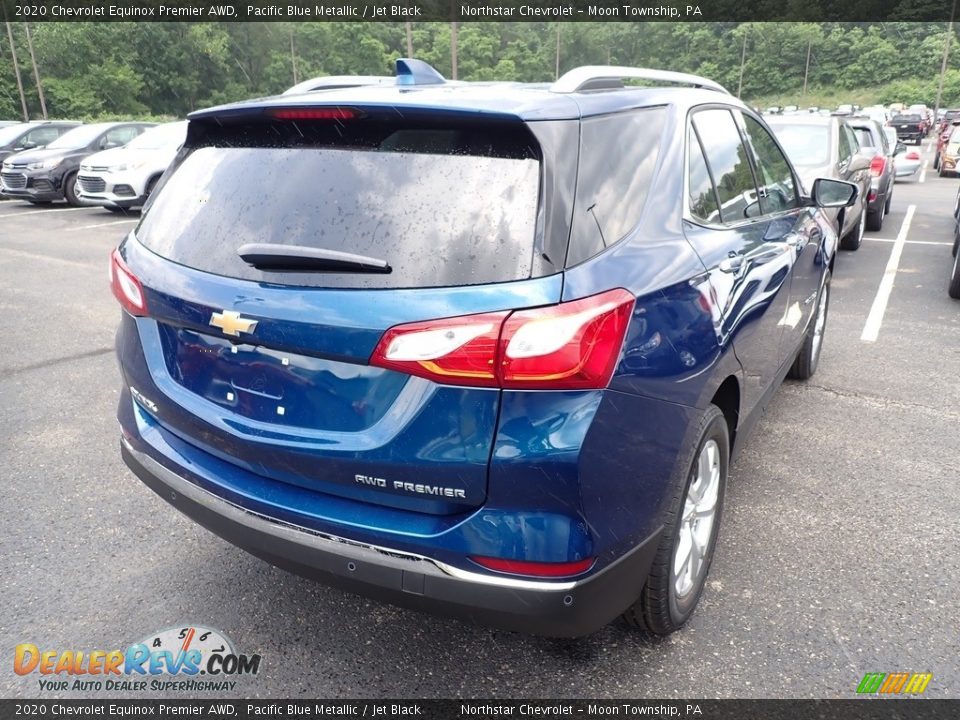 2020 Chevrolet Equinox Premier AWD Pacific Blue Metallic / Jet Black Photo #6