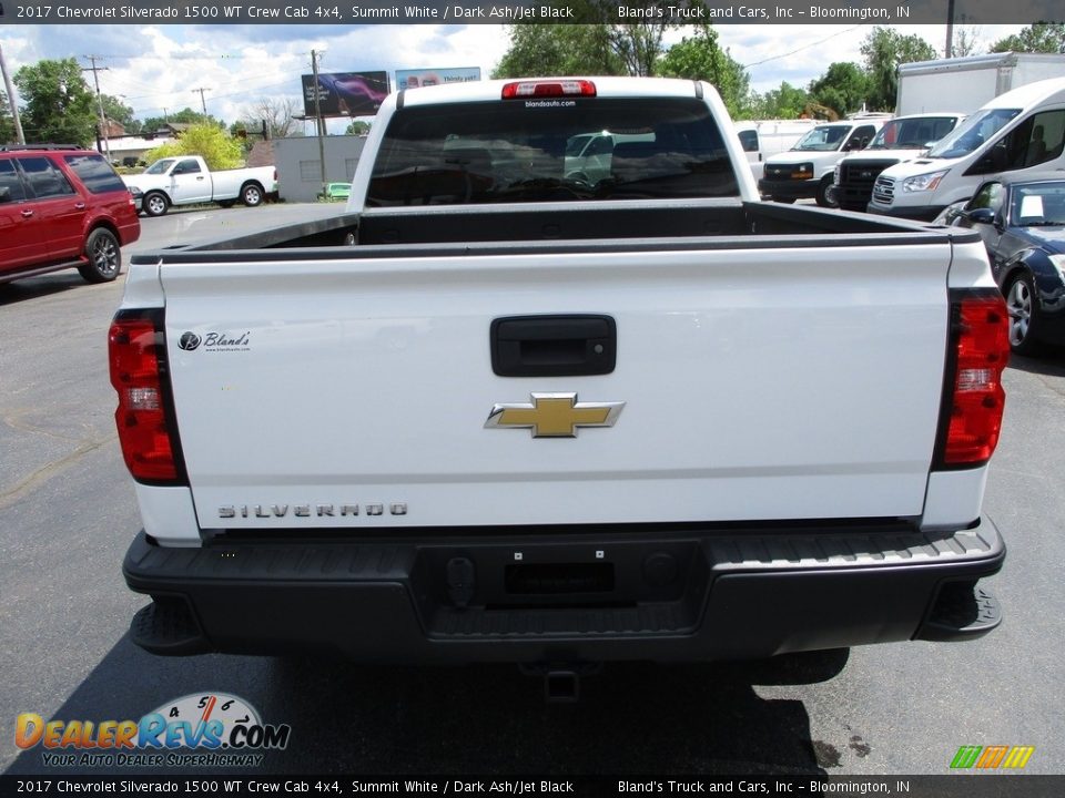 2017 Chevrolet Silverado 1500 WT Crew Cab 4x4 Summit White / Dark Ash/Jet Black Photo #28