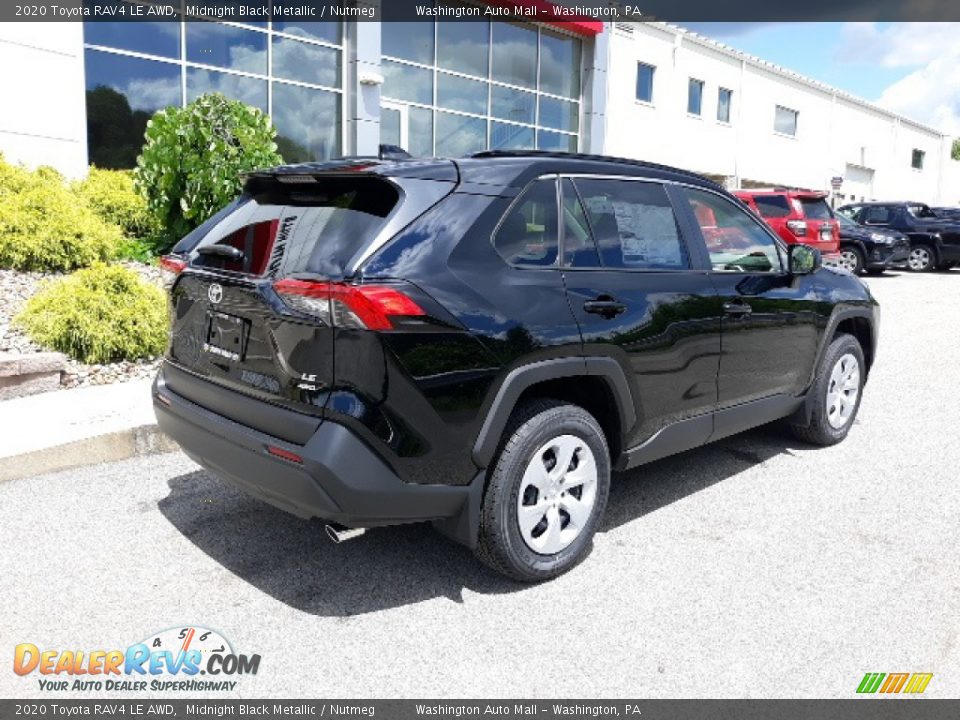 2020 Toyota RAV4 LE AWD Midnight Black Metallic / Nutmeg Photo #30