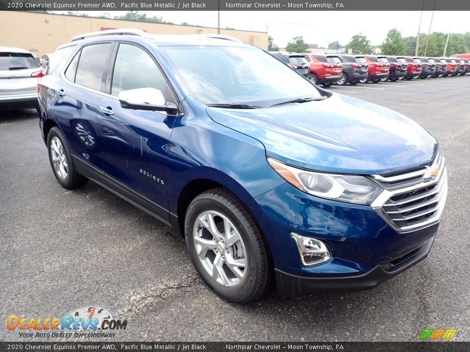 2020 Chevrolet Equinox Premier AWD Pacific Blue Metallic / Jet Black Photo #8