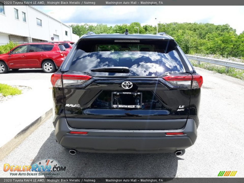 2020 Toyota RAV4 LE AWD Midnight Black Metallic / Nutmeg Photo #31
