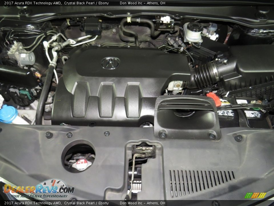 2017 Acura RDX Technology AWD Crystal Black Pearl / Ebony Photo #6