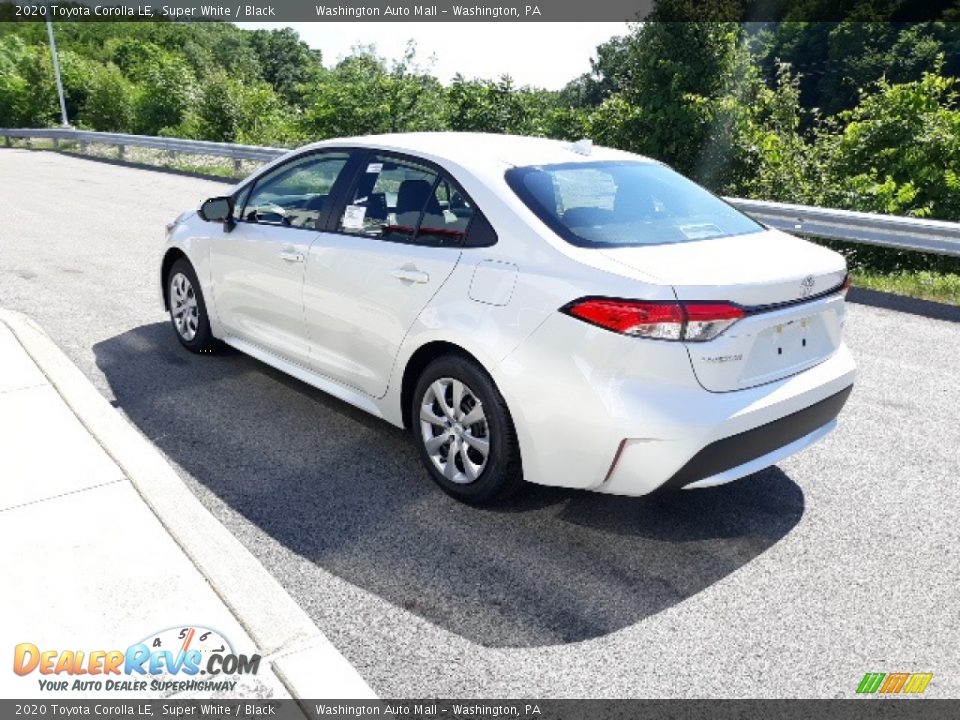 2020 Toyota Corolla LE Super White / Black Photo #2