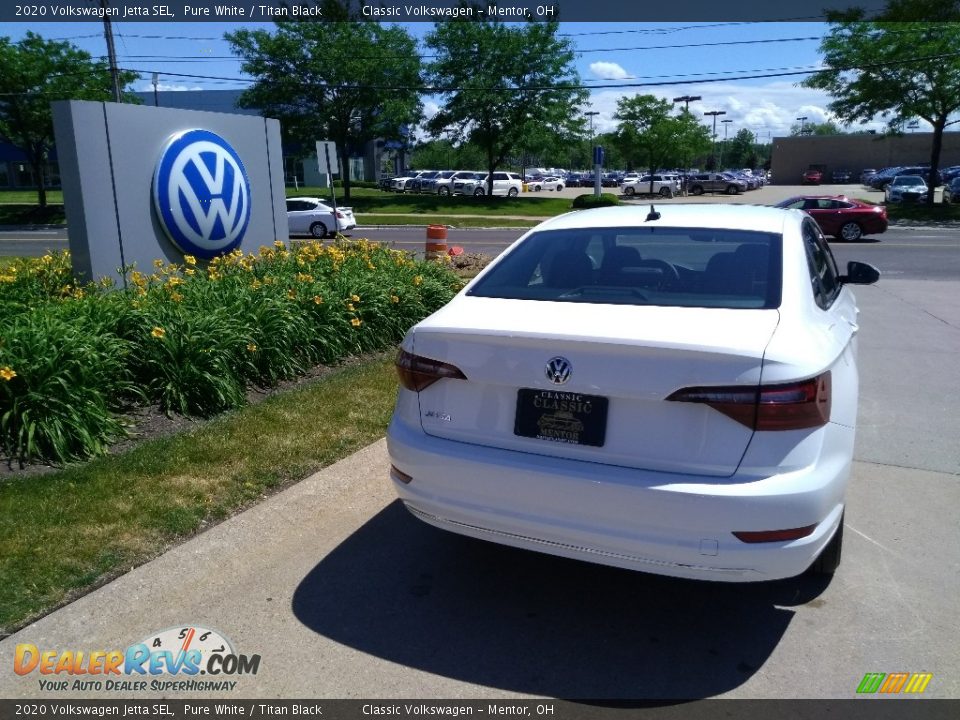 2020 Volkswagen Jetta SEL Pure White / Titan Black Photo #3
