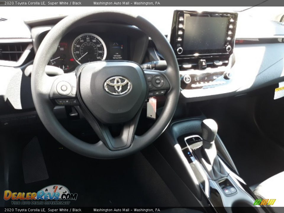 2020 Toyota Corolla LE Super White / Black Photo #3