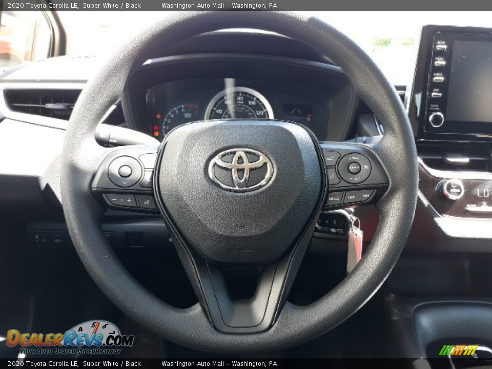 2020 Toyota Corolla LE Super White / Black Photo #4