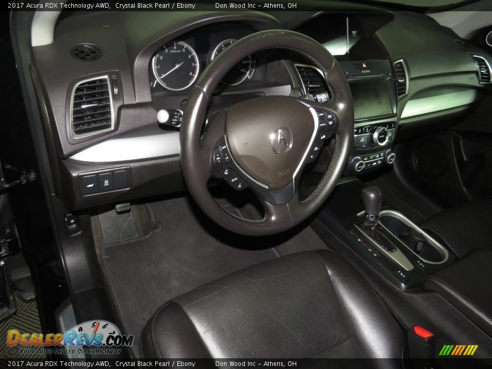2017 Acura RDX Technology AWD Crystal Black Pearl / Ebony Photo #22