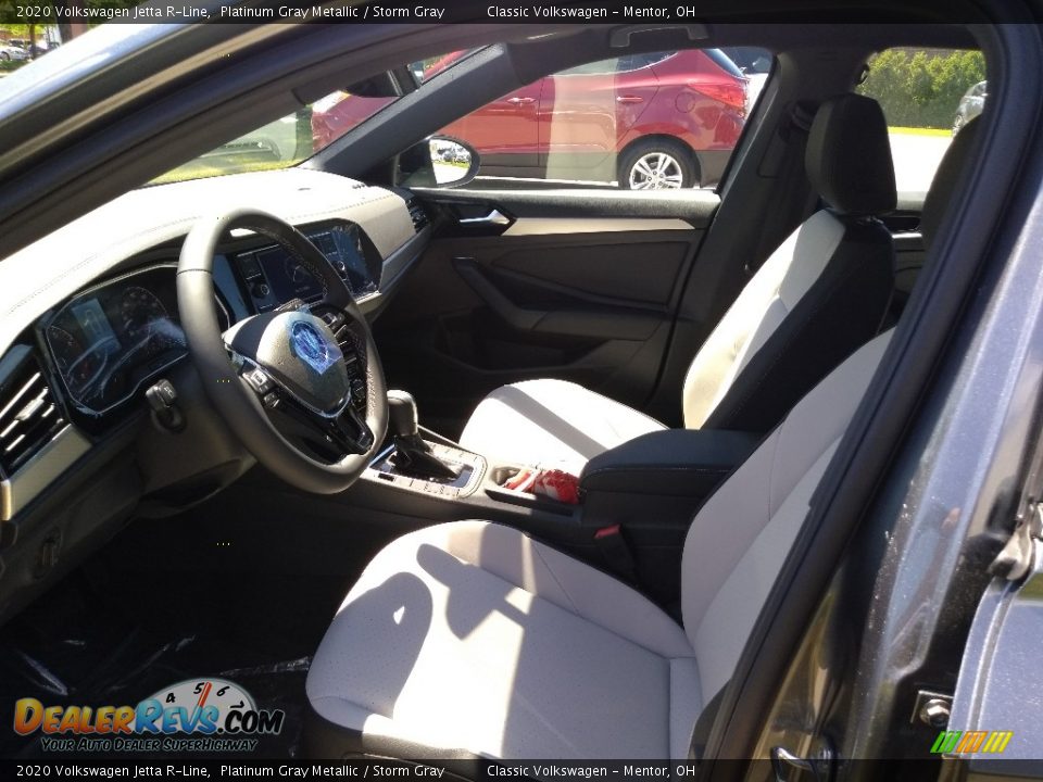 2020 Volkswagen Jetta R-Line Platinum Gray Metallic / Storm Gray Photo #5