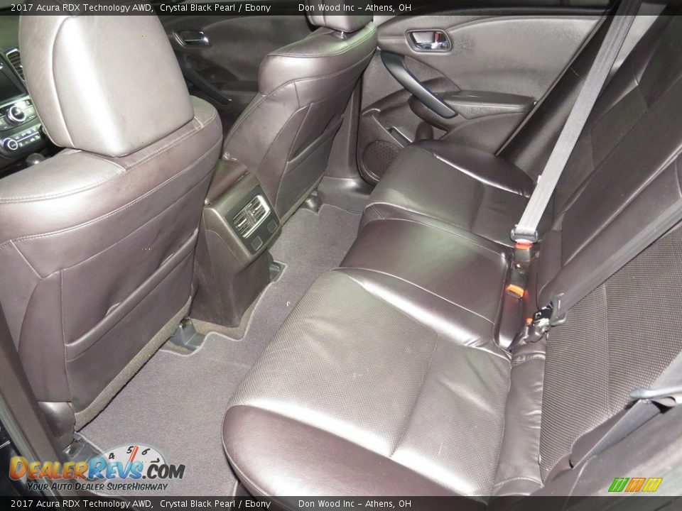 2017 Acura RDX Technology AWD Crystal Black Pearl / Ebony Photo #25