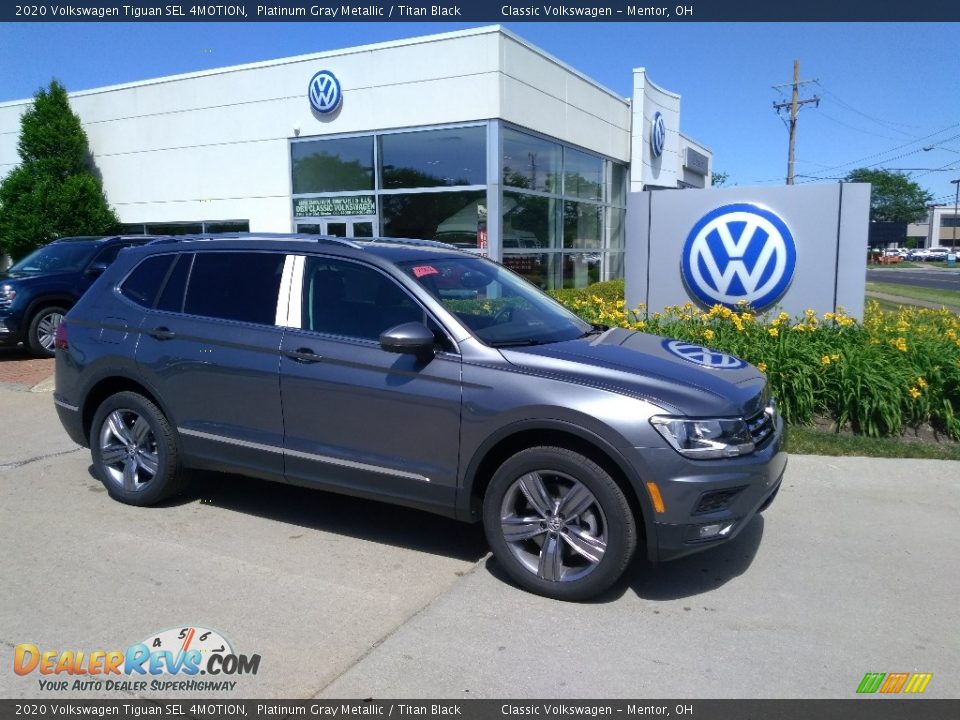 2020 Volkswagen Tiguan SEL 4MOTION Platinum Gray Metallic / Titan Black Photo #2