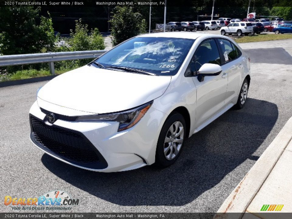 2020 Toyota Corolla LE Super White / Black Photo #23