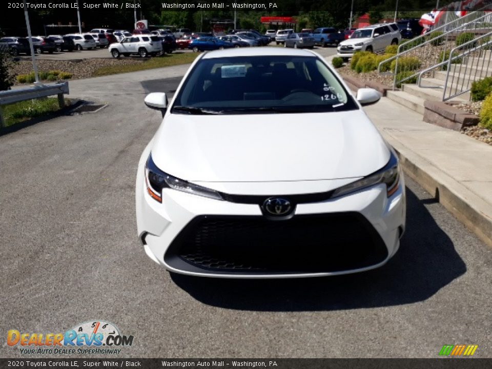 2020 Toyota Corolla LE Super White / Black Photo #24