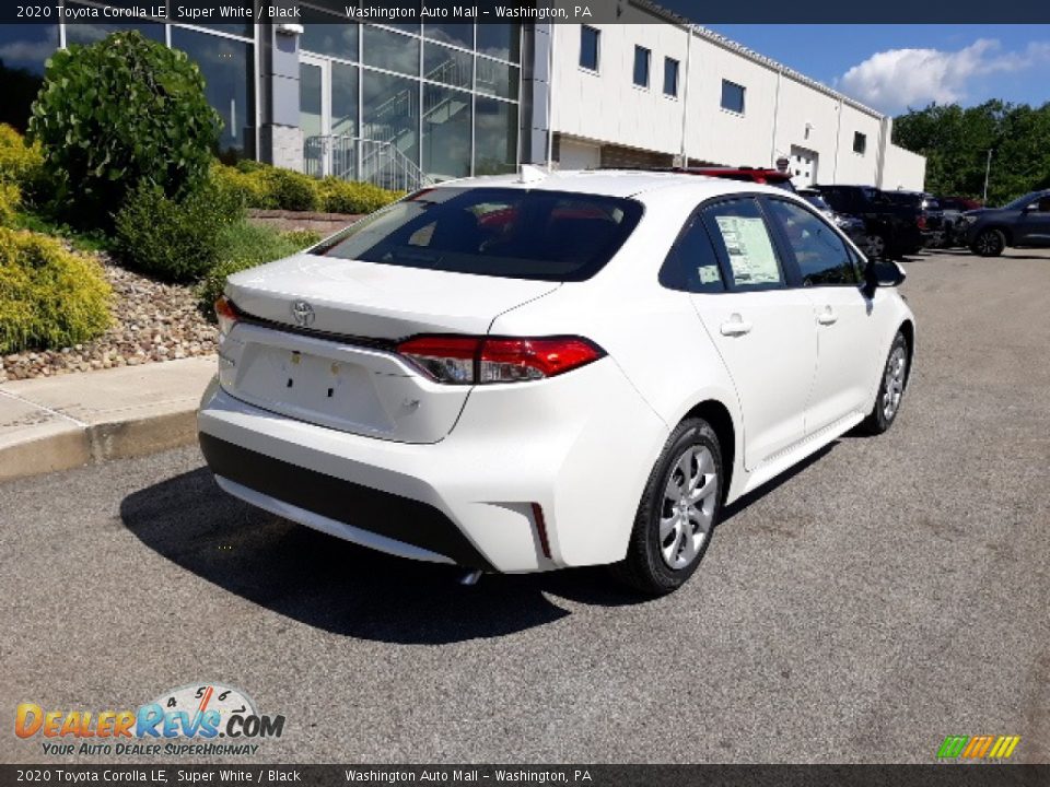 2020 Toyota Corolla LE Super White / Black Photo #26