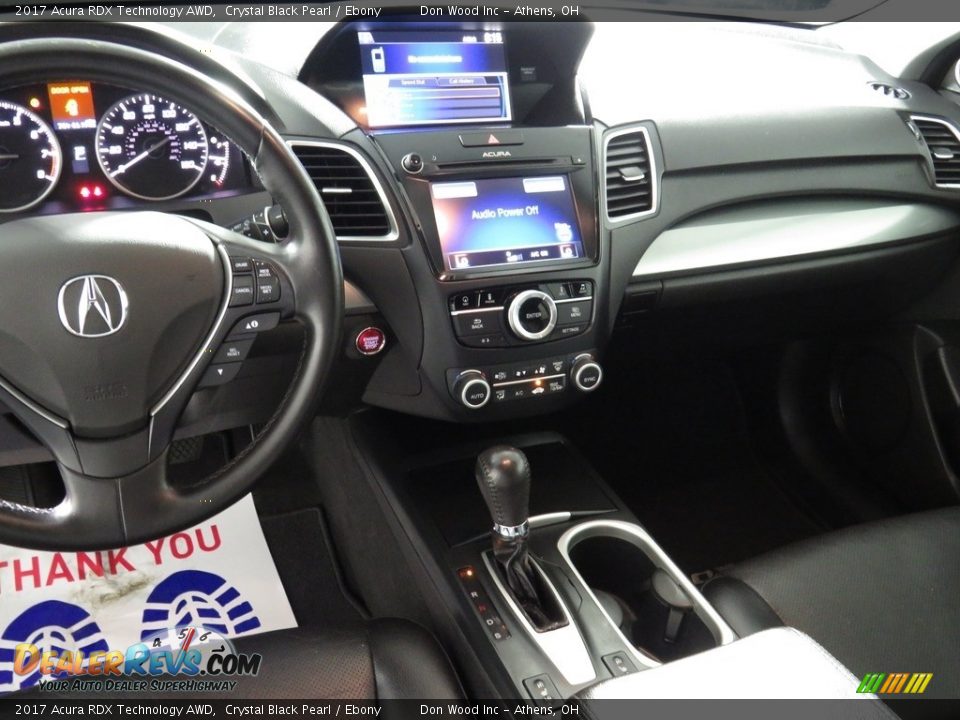2017 Acura RDX Technology AWD Crystal Black Pearl / Ebony Photo #34