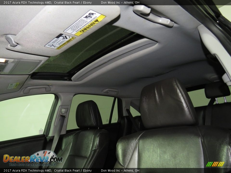 2017 Acura RDX Technology AWD Crystal Black Pearl / Ebony Photo #36