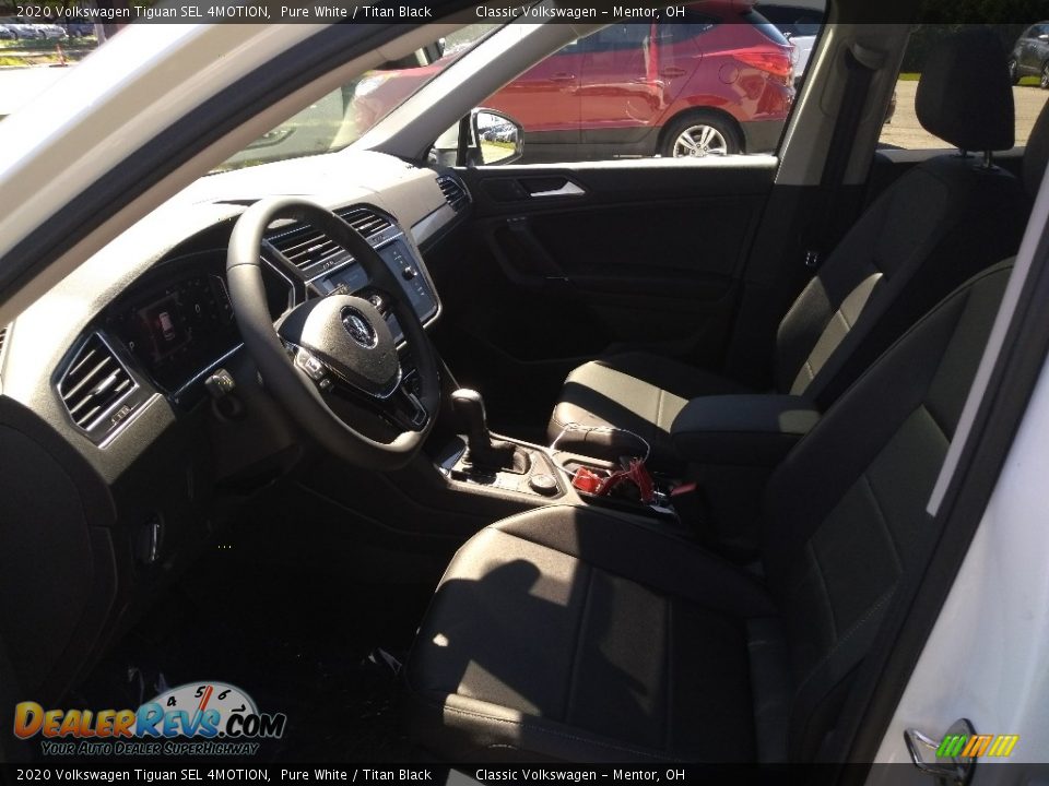 2020 Volkswagen Tiguan SEL 4MOTION Pure White / Titan Black Photo #5