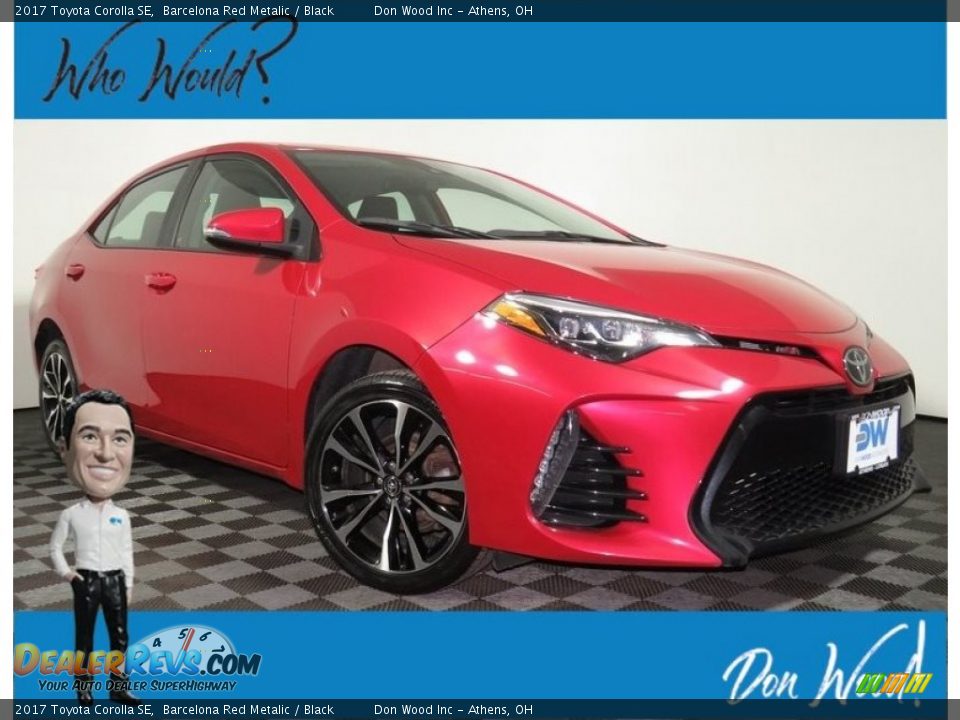 2017 Toyota Corolla SE Barcelona Red Metalic / Black Photo #1