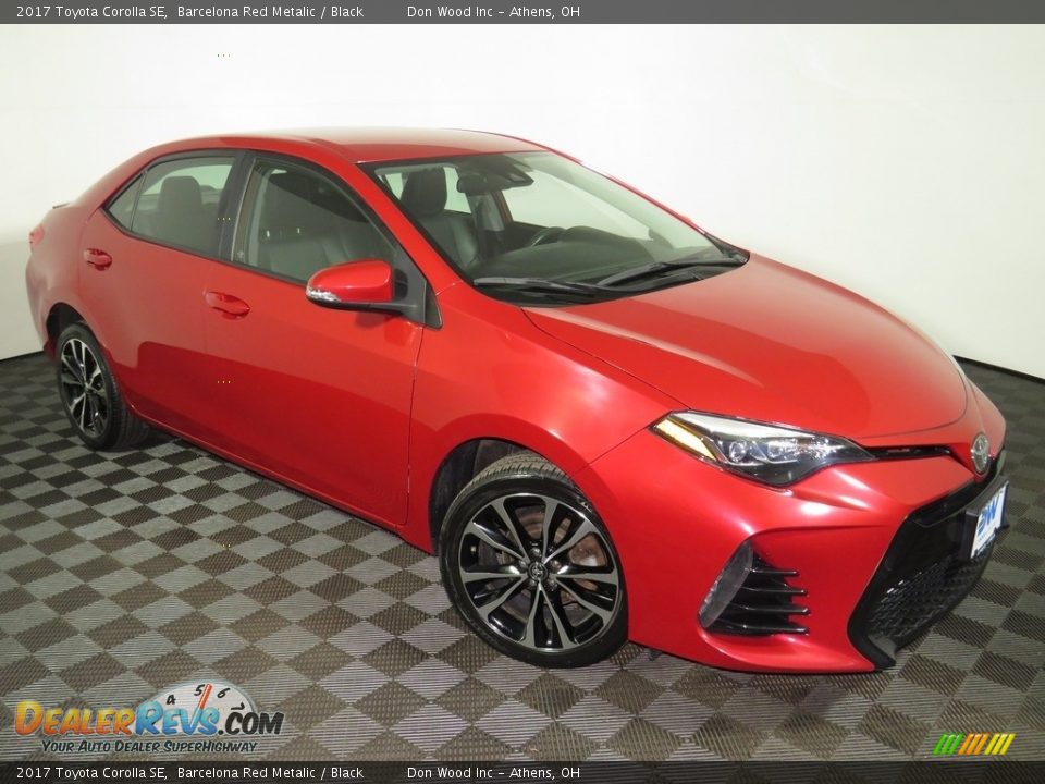 2017 Toyota Corolla SE Barcelona Red Metalic / Black Photo #2