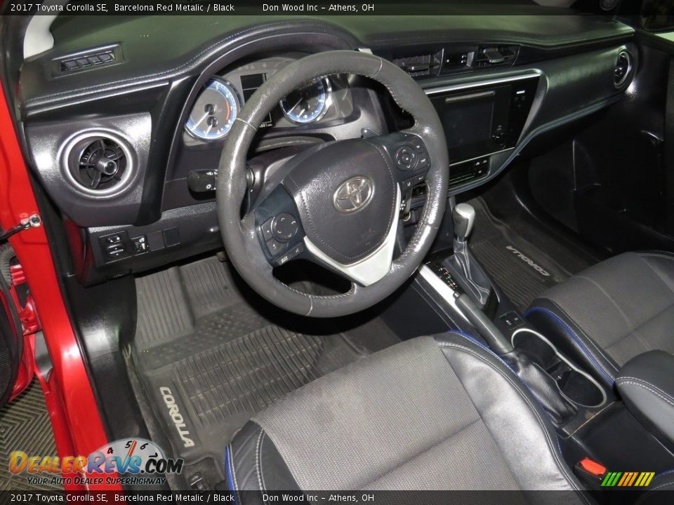 2017 Toyota Corolla SE Barcelona Red Metalic / Black Photo #17