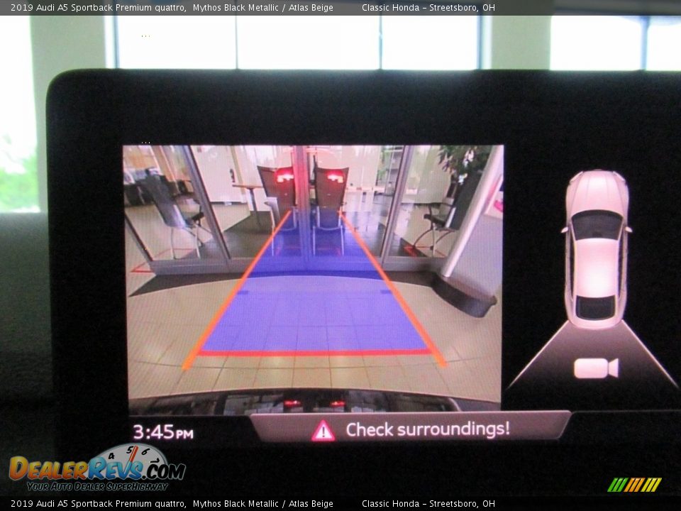 2019 Audi A5 Sportback Premium quattro Mythos Black Metallic / Atlas Beige Photo #26