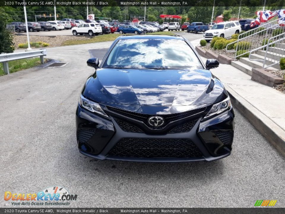 2020 Toyota Camry SE AWD Midnight Black Metallic / Black Photo #25