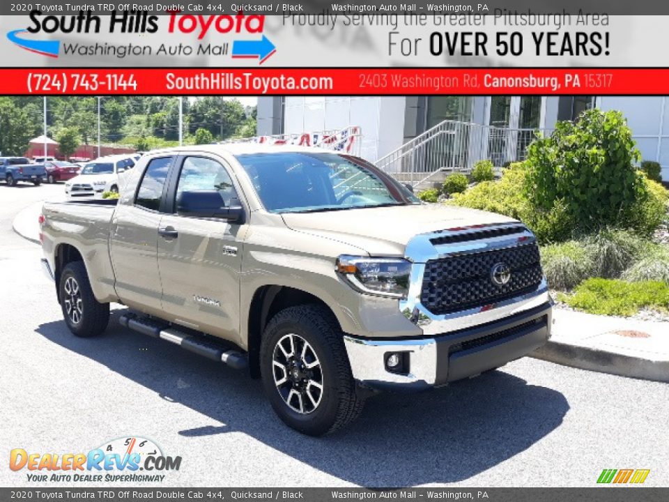 2020 Toyota Tundra TRD Off Road Double Cab 4x4 Quicksand / Black Photo #1