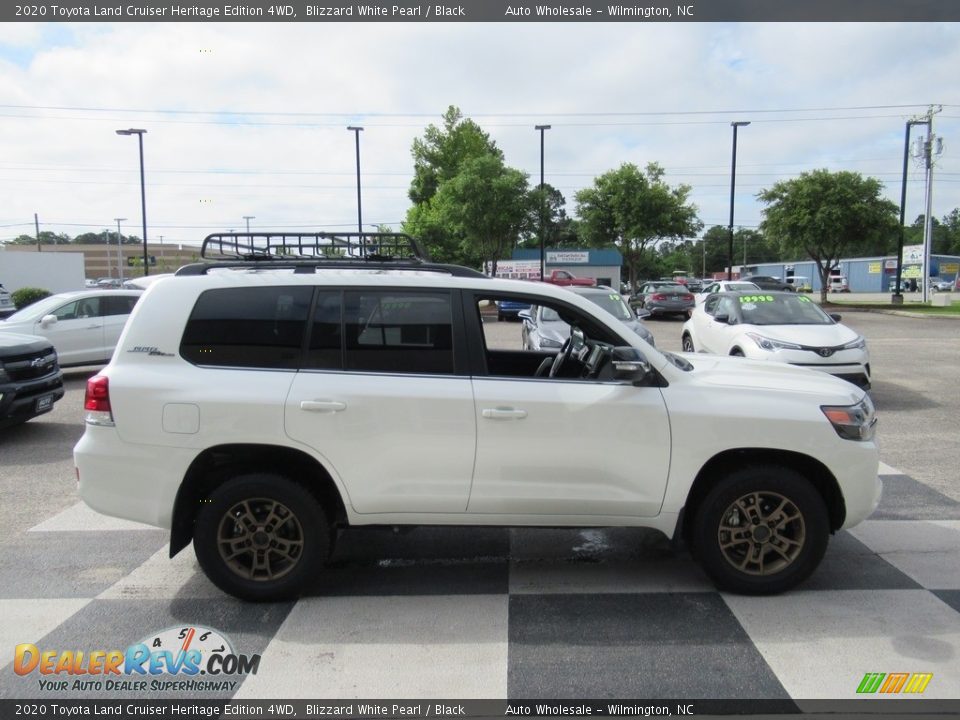 2020 Toyota Land Cruiser Heritage Edition 4WD Blizzard White Pearl / Black Photo #3