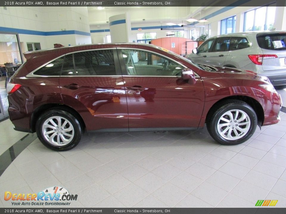 Basque Red Pearl II 2018 Acura RDX AWD Photo #5
