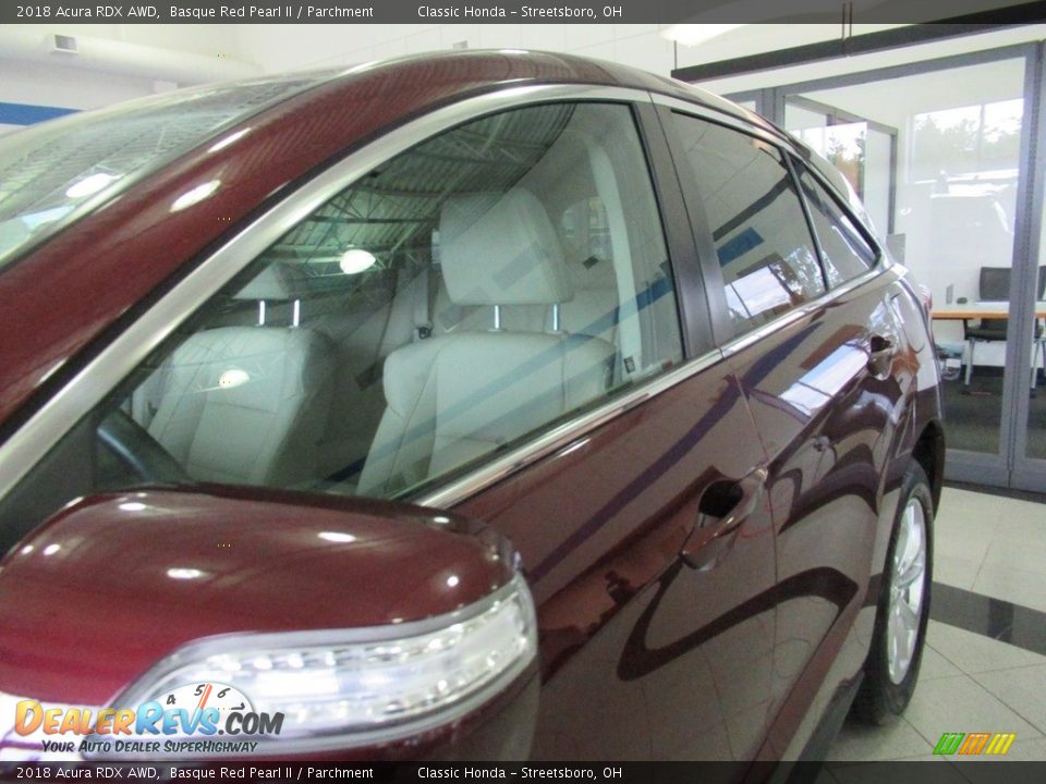 2018 Acura RDX AWD Basque Red Pearl II / Parchment Photo #8