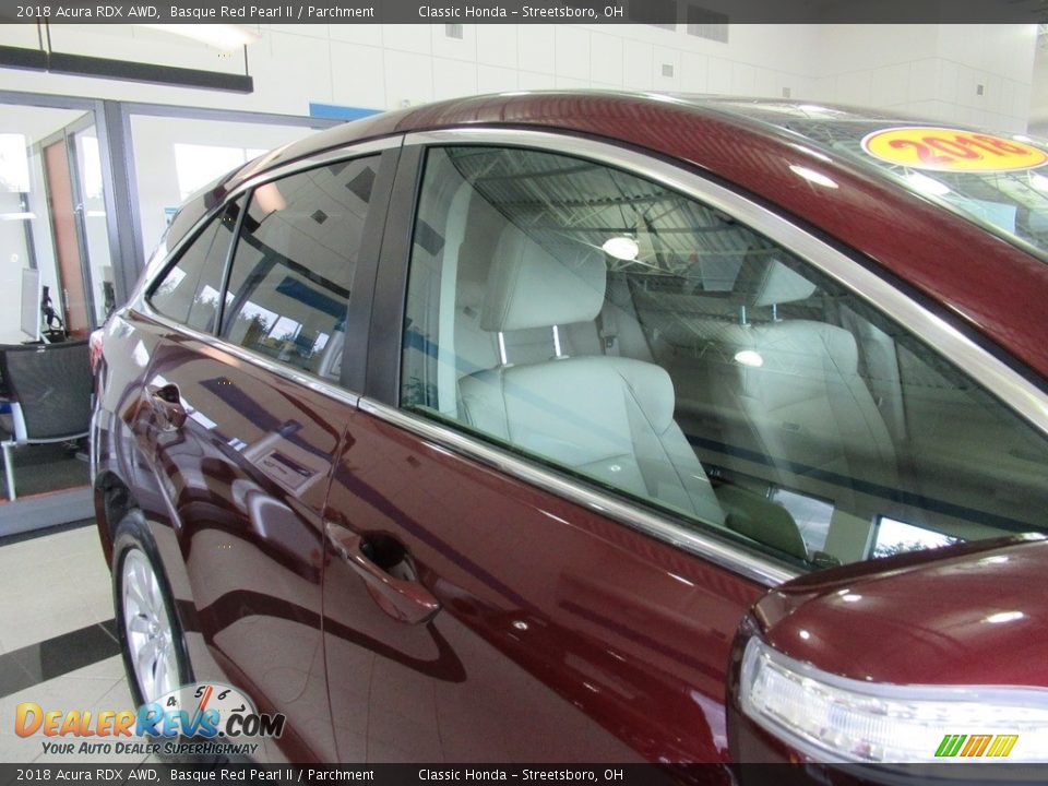 2018 Acura RDX AWD Basque Red Pearl II / Parchment Photo #11