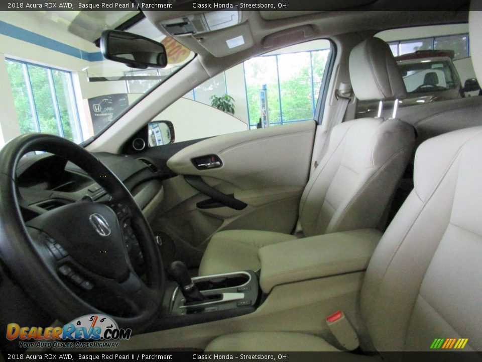 2018 Acura RDX AWD Basque Red Pearl II / Parchment Photo #16