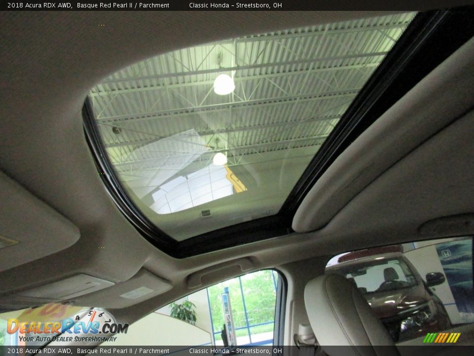 2018 Acura RDX AWD Basque Red Pearl II / Parchment Photo #17
