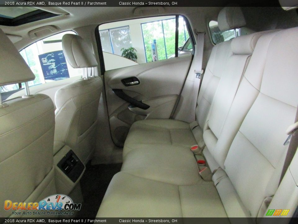 2018 Acura RDX AWD Basque Red Pearl II / Parchment Photo #18