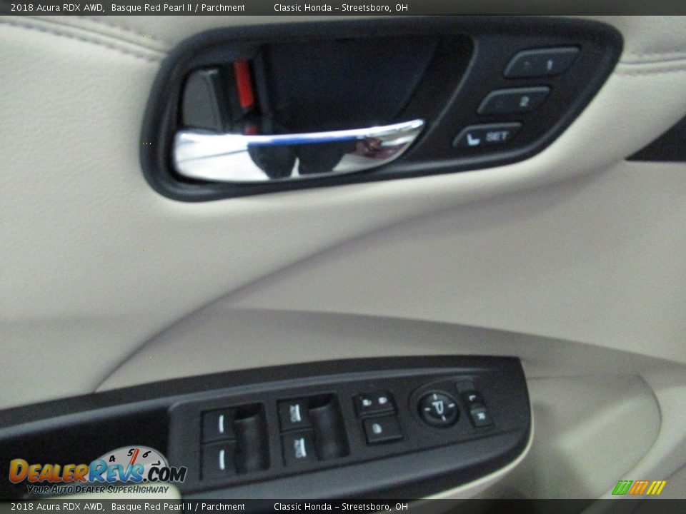 2018 Acura RDX AWD Basque Red Pearl II / Parchment Photo #22