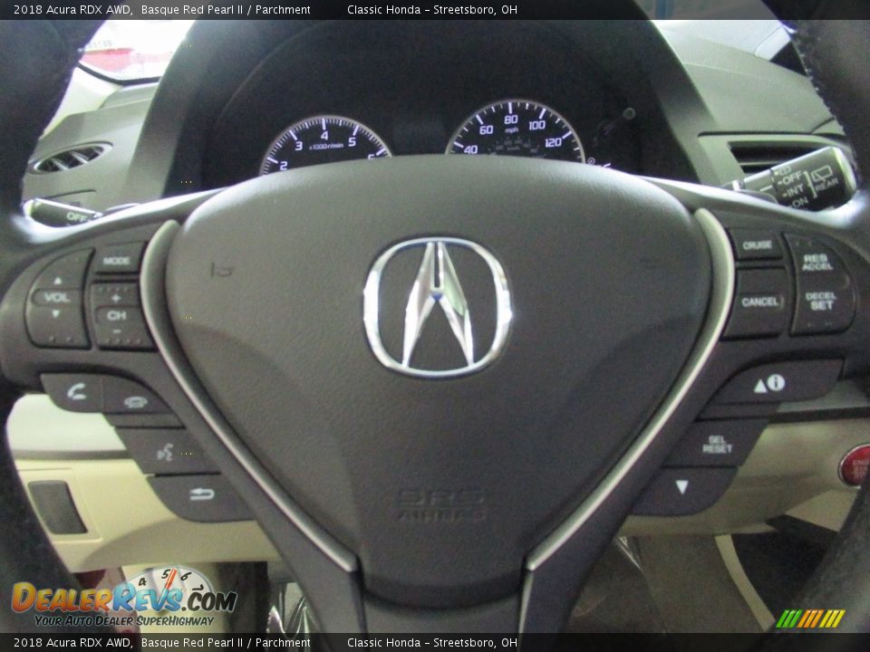 2018 Acura RDX AWD Basque Red Pearl II / Parchment Photo #23