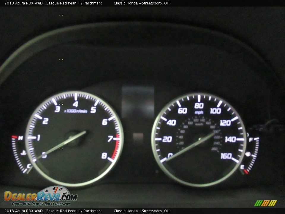 2018 Acura RDX AWD Basque Red Pearl II / Parchment Photo #24
