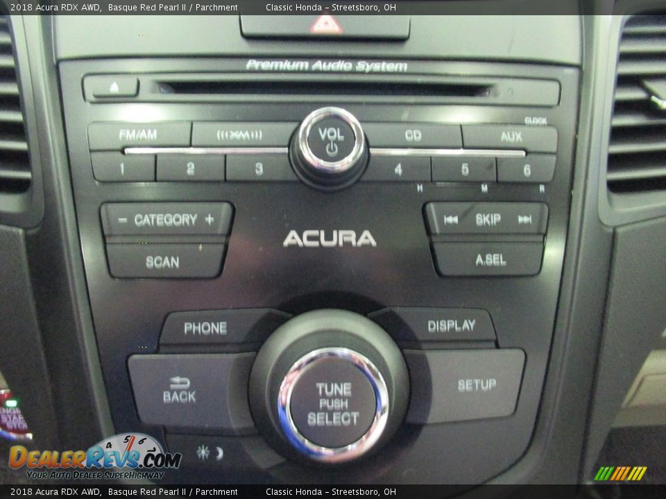 2018 Acura RDX AWD Basque Red Pearl II / Parchment Photo #27