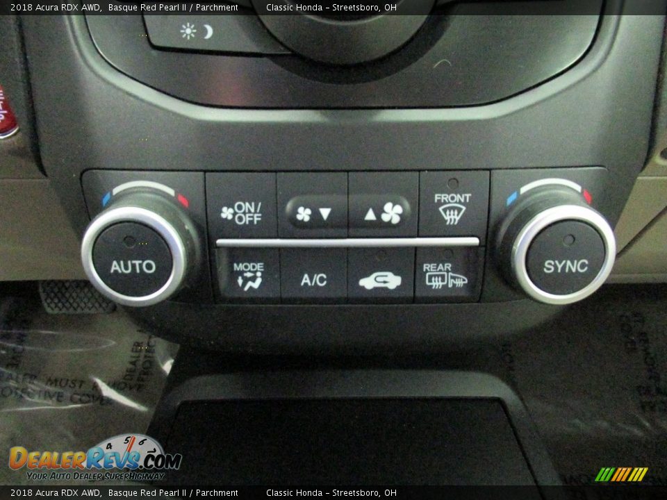 2018 Acura RDX AWD Basque Red Pearl II / Parchment Photo #29