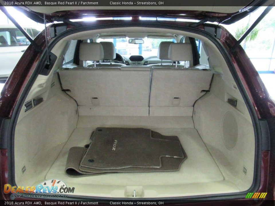 2018 Acura RDX AWD Basque Red Pearl II / Parchment Photo #34