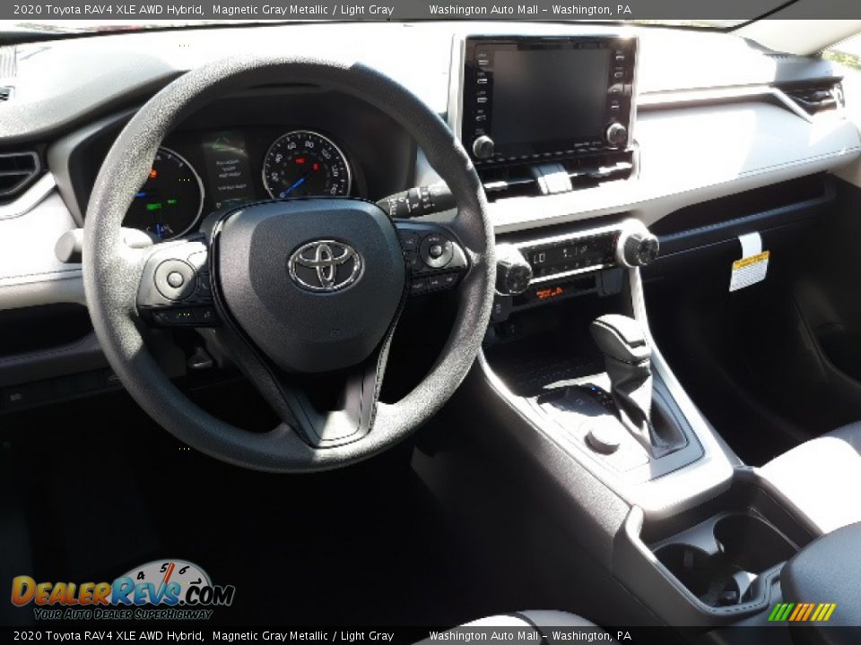 2020 Toyota RAV4 XLE AWD Hybrid Magnetic Gray Metallic / Light Gray Photo #3