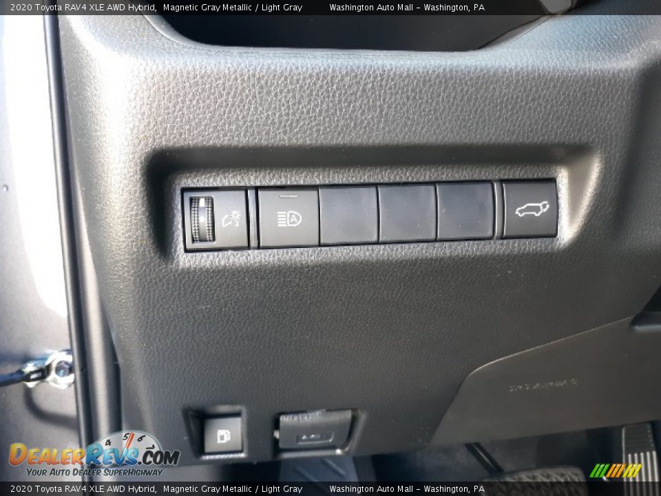 2020 Toyota RAV4 XLE AWD Hybrid Magnetic Gray Metallic / Light Gray Photo #11