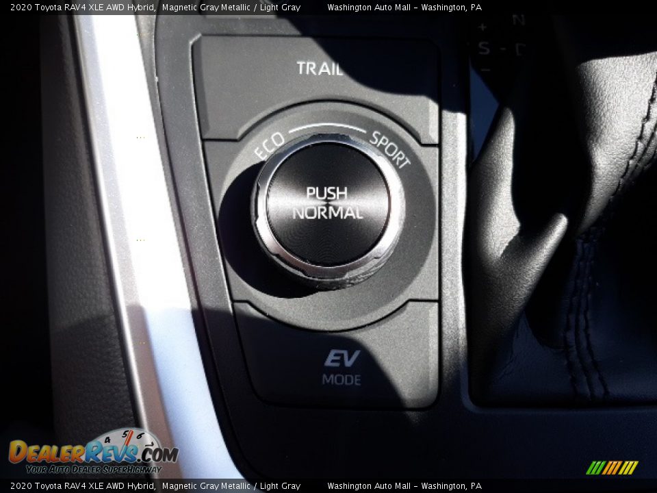 2020 Toyota RAV4 XLE AWD Hybrid Magnetic Gray Metallic / Light Gray Photo #14